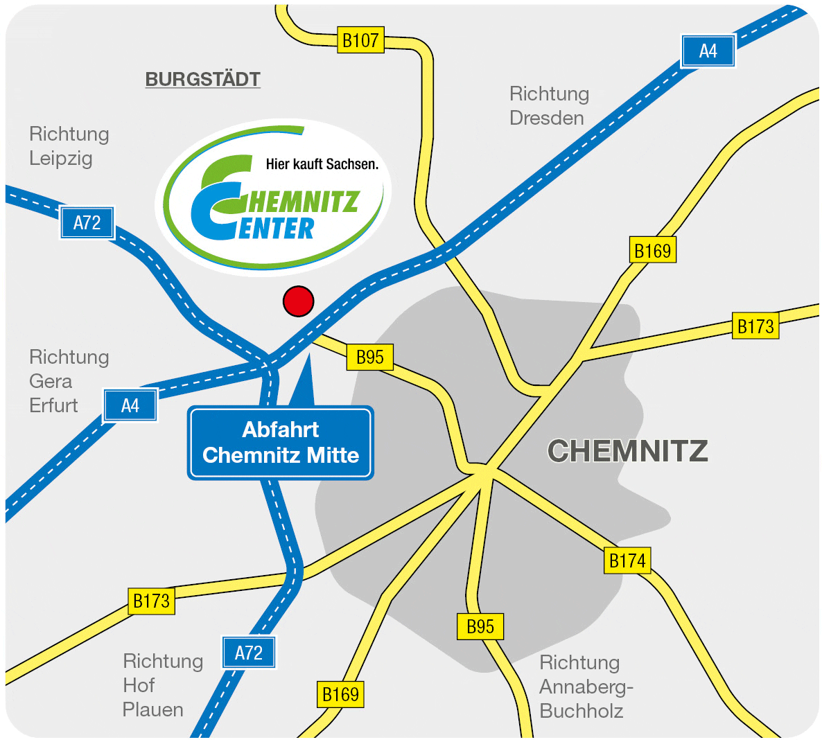 Chemnitz Center Anfahrt Chemnitz Center Anfahrt